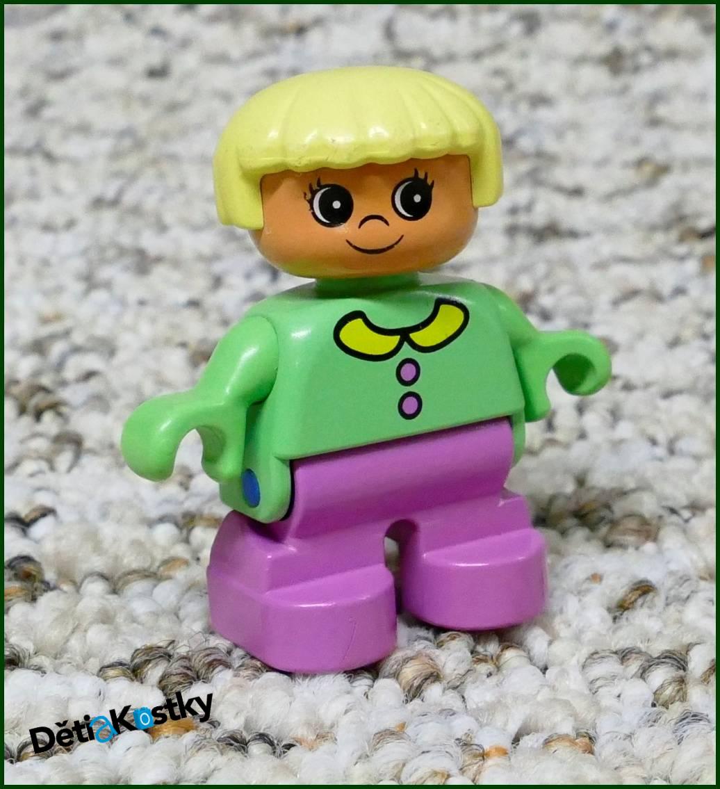 Lego® Duplo® Figurka Dítě Růžovo/Zelené