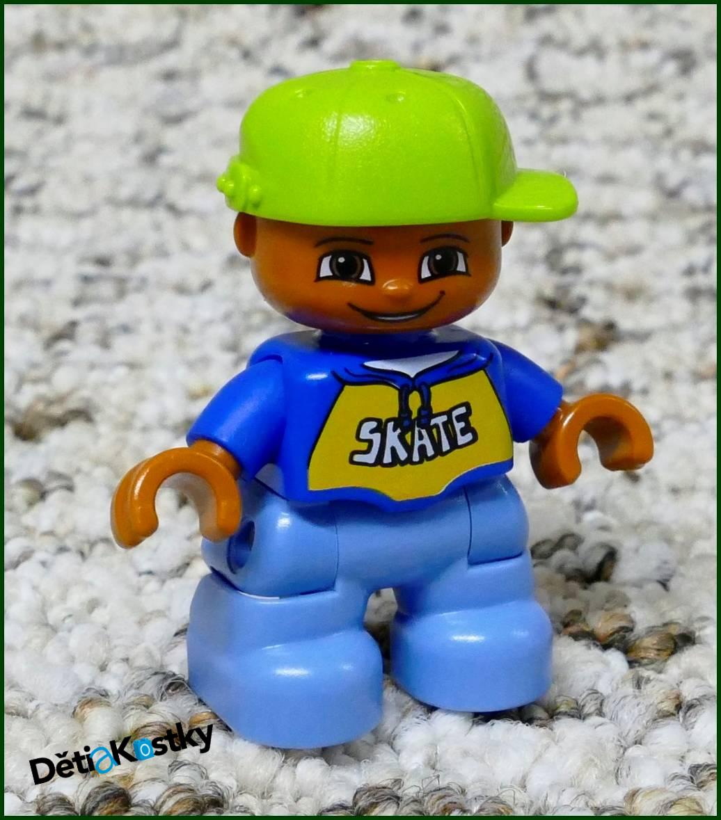 Lego® Duplo® Figurka Dítě Skate Černoušek