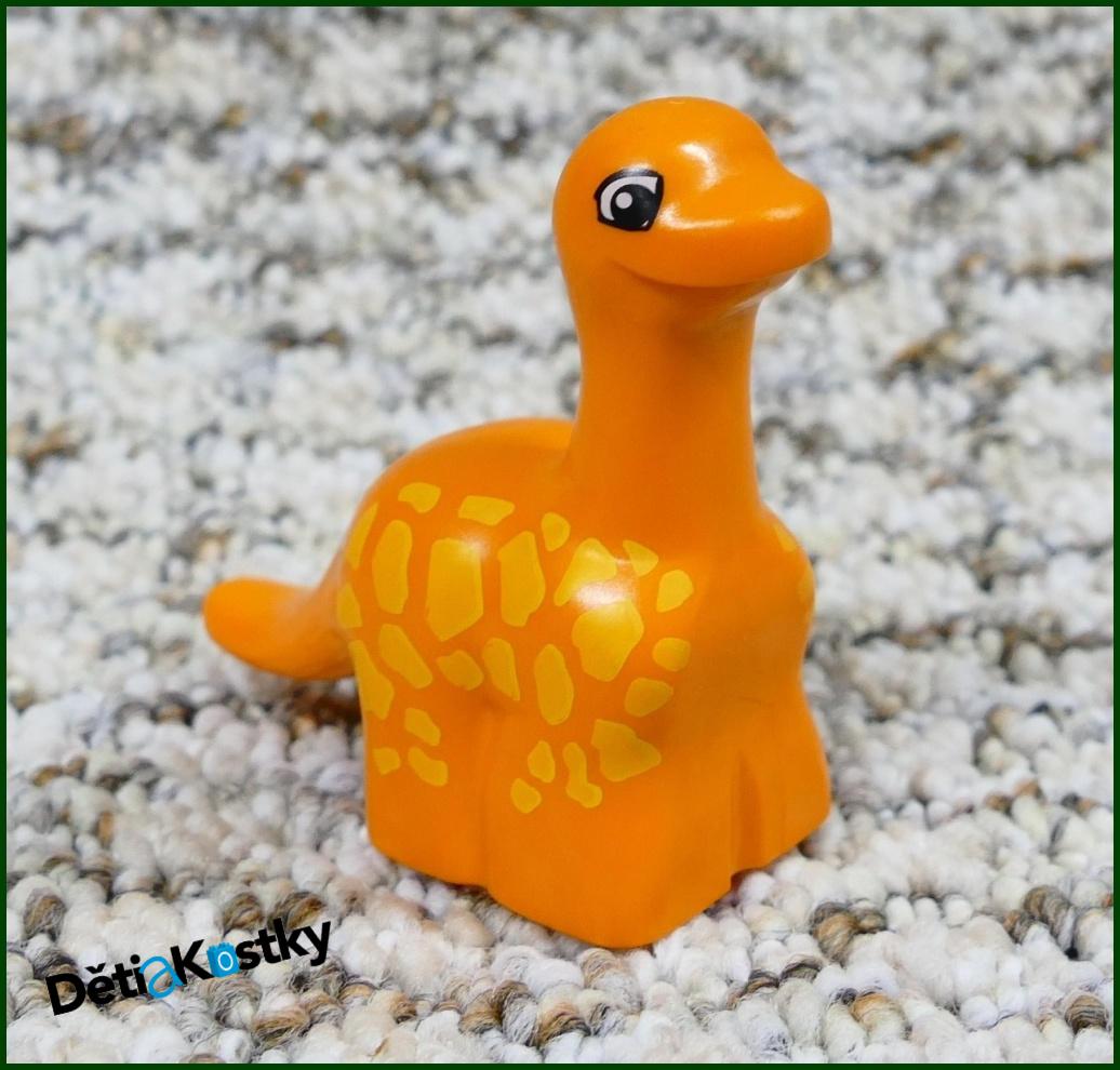 Lego® Duplo® Dino Brontosaurus Mládě Tmavě Oranžové