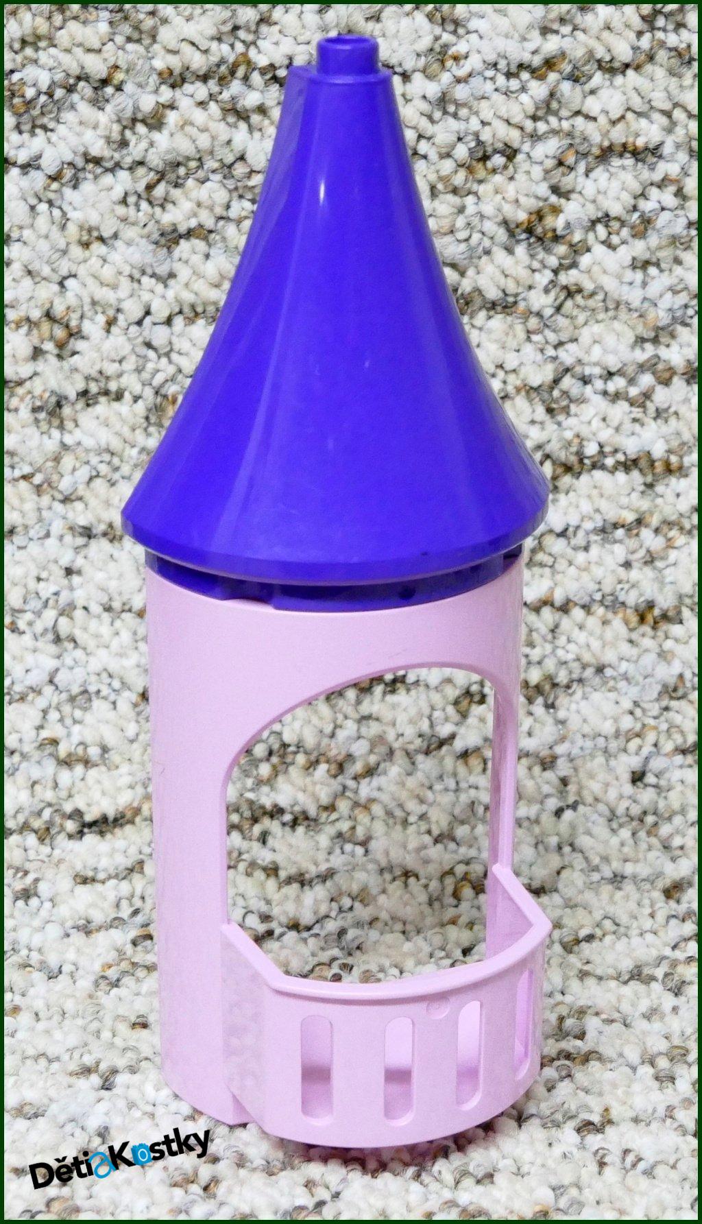 Lego® Duplo® Věž Hradu Růžová s Fialovou Stříškou