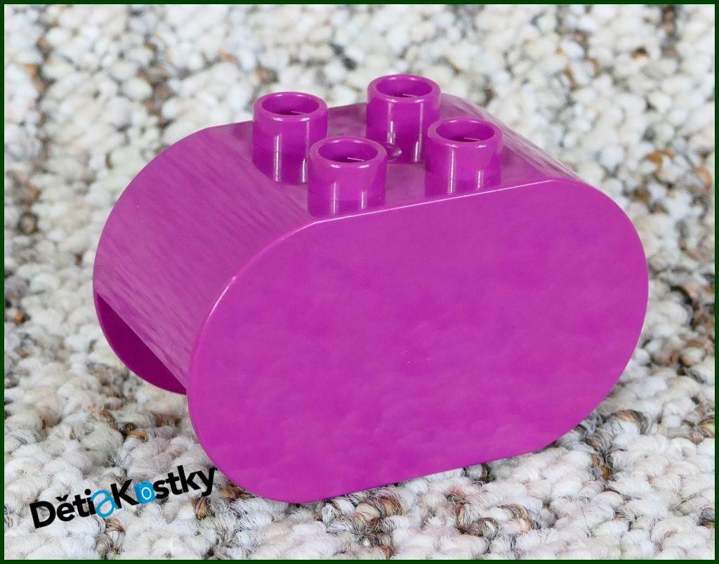 Lego® Duplo® Kostka 2x4x2 Zaoblená Světle Fialová