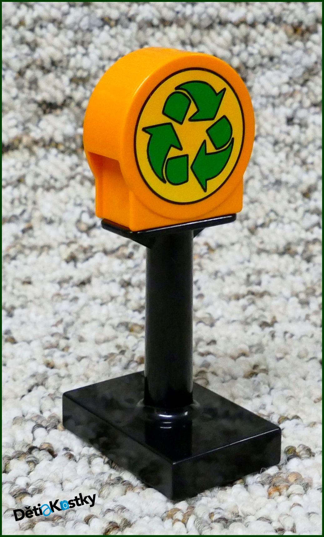 Lego® Duplo® Značka Oranžová Kulatá - Recyklace
