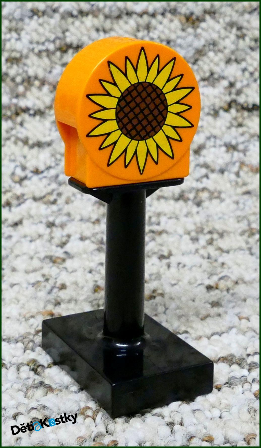 Lego® Duplo® Značka Oranžová Kulatá - Slunečnice