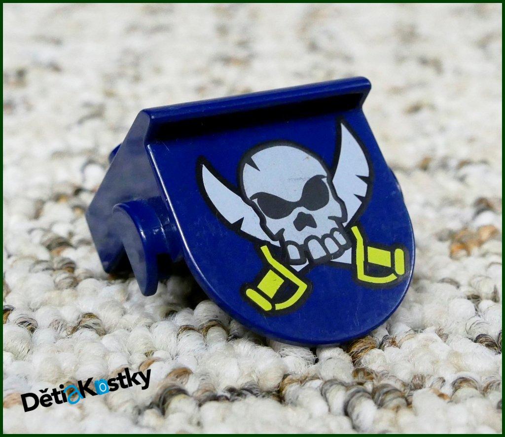 Lego® Duplo® Připínací Kostka (Erb) Modrá - Piráti