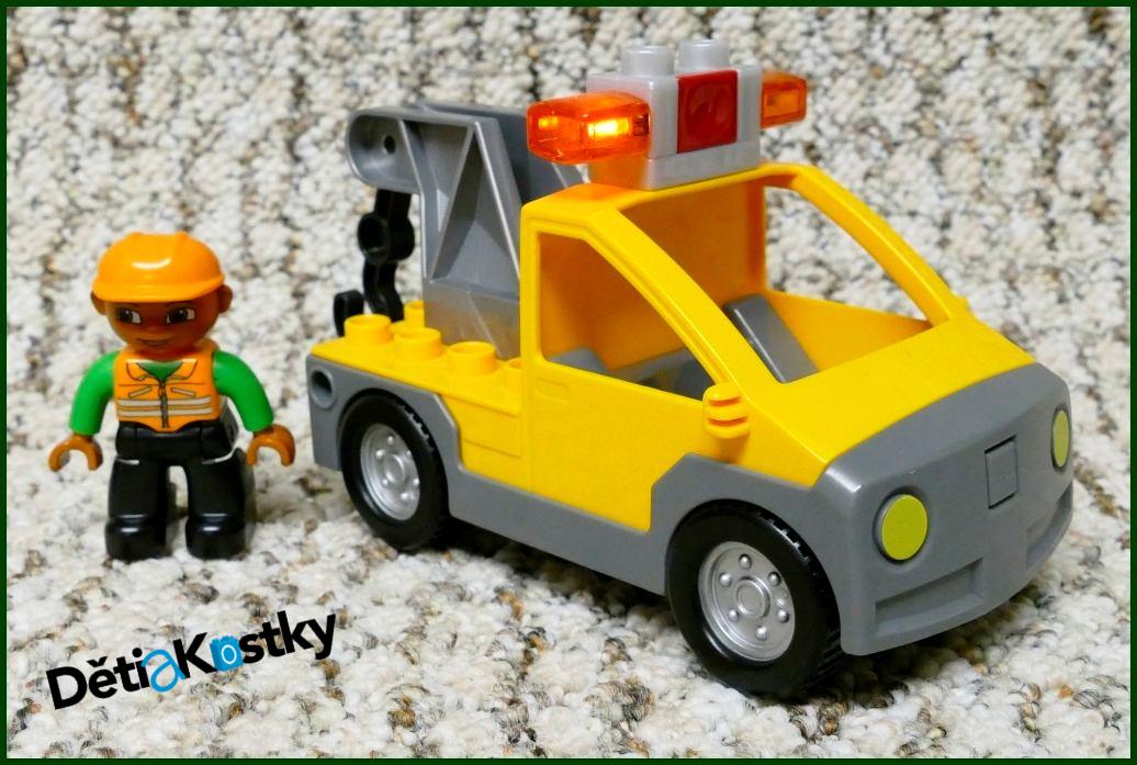 Lego® Duplo® Auto s Hákem, Májáčkem a Figurkou