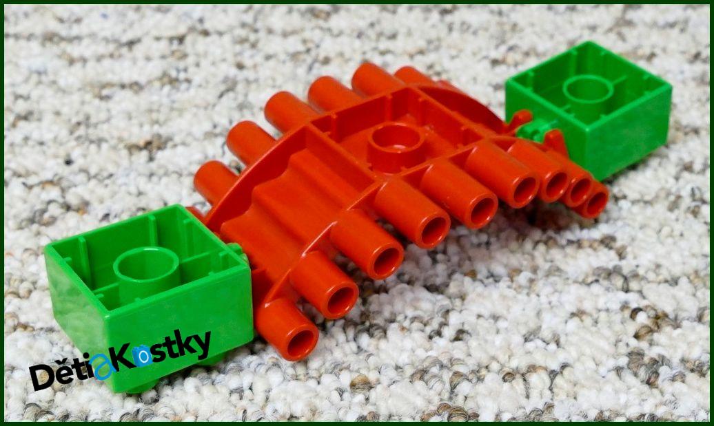 Lego® Duplo® Most z Klád Červený (Zelené Kostky)