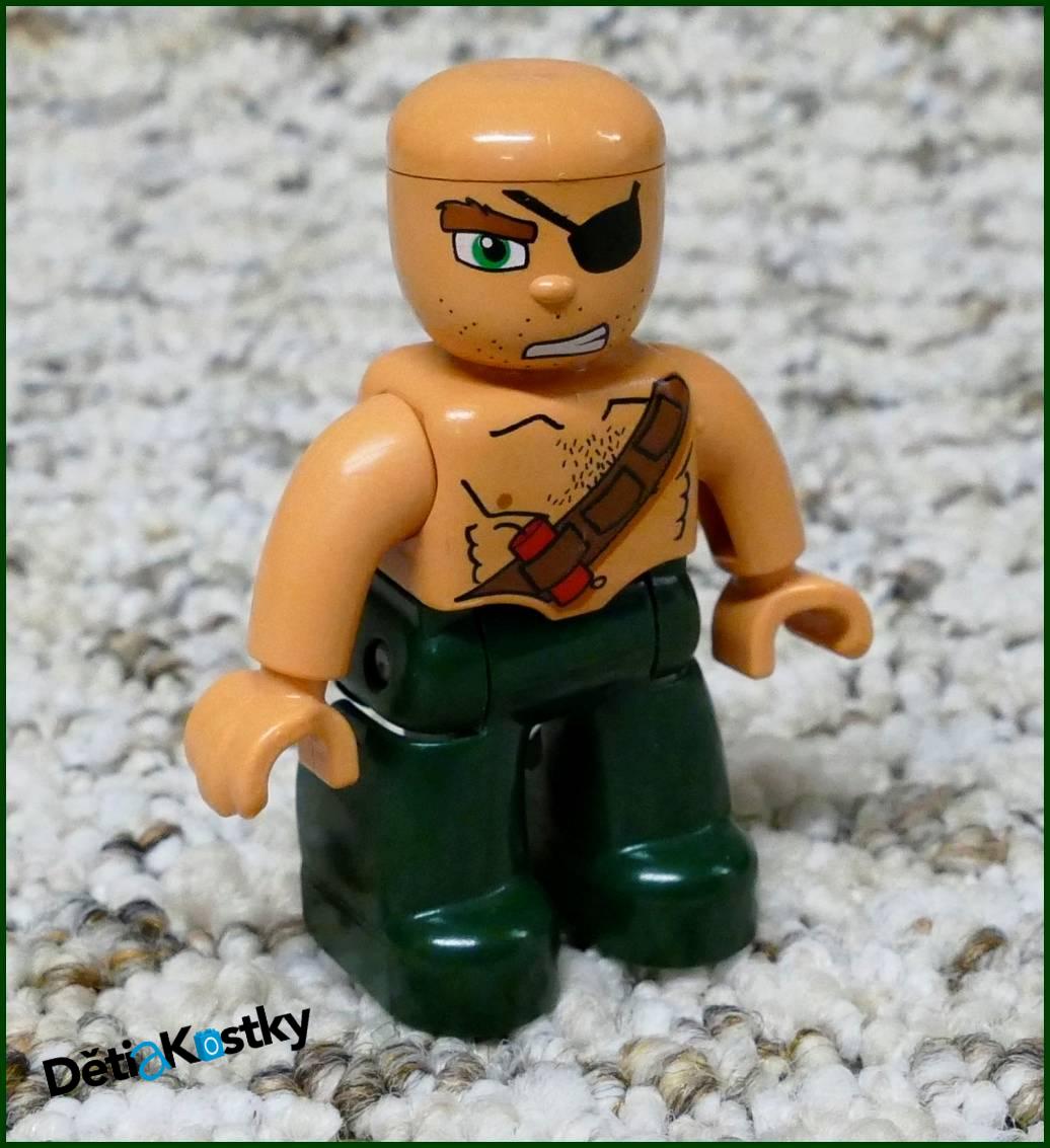 Lego® Duplo® Postavička Pirát Plešatý