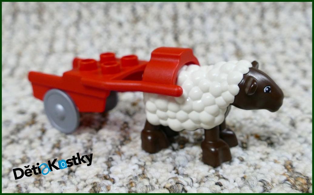 Lego® Duplo® Ovečka - Červený Vozík
