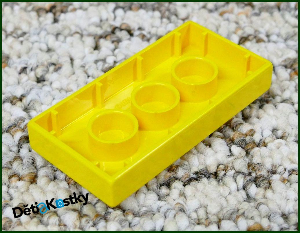 Lego® Duplo® Podložka/Destička 2x4 (4 Piny) Žlutá