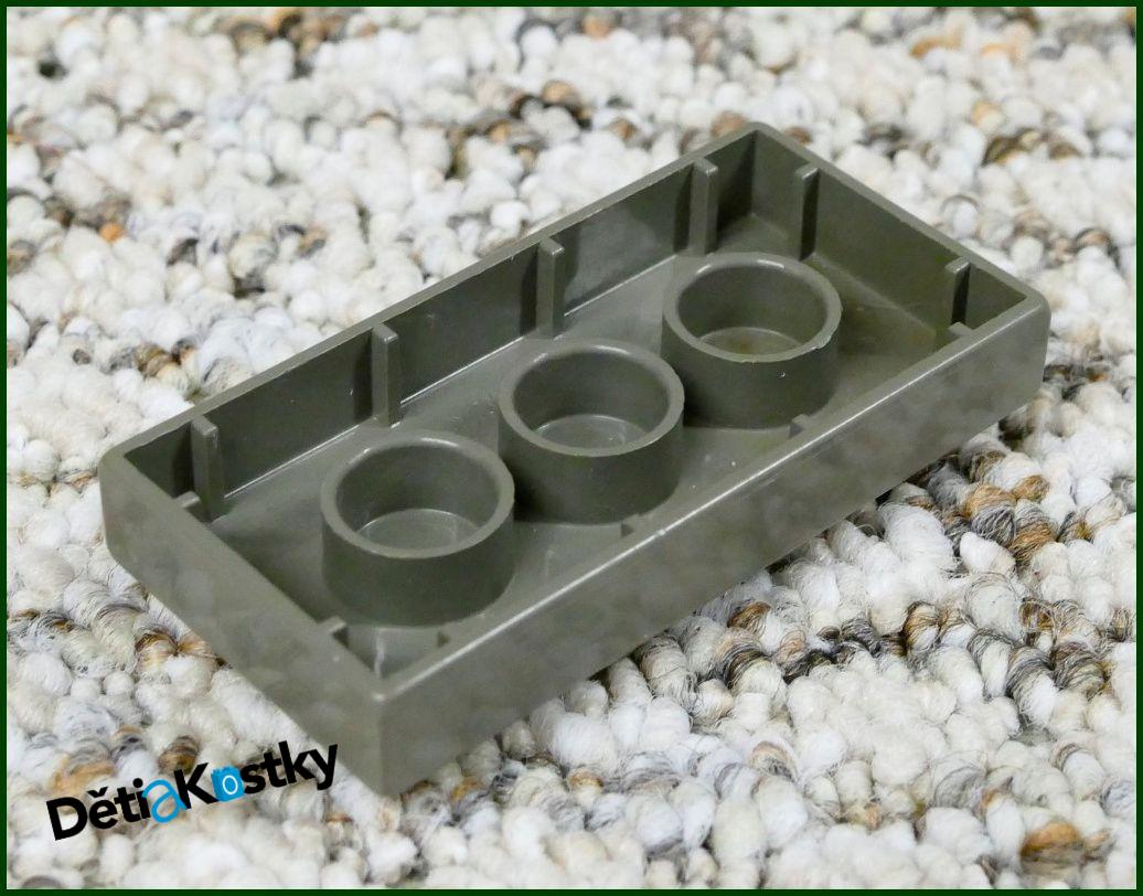 Lego® Duplo® Podložka/Destička 2x4 (4 Piny) Šedá