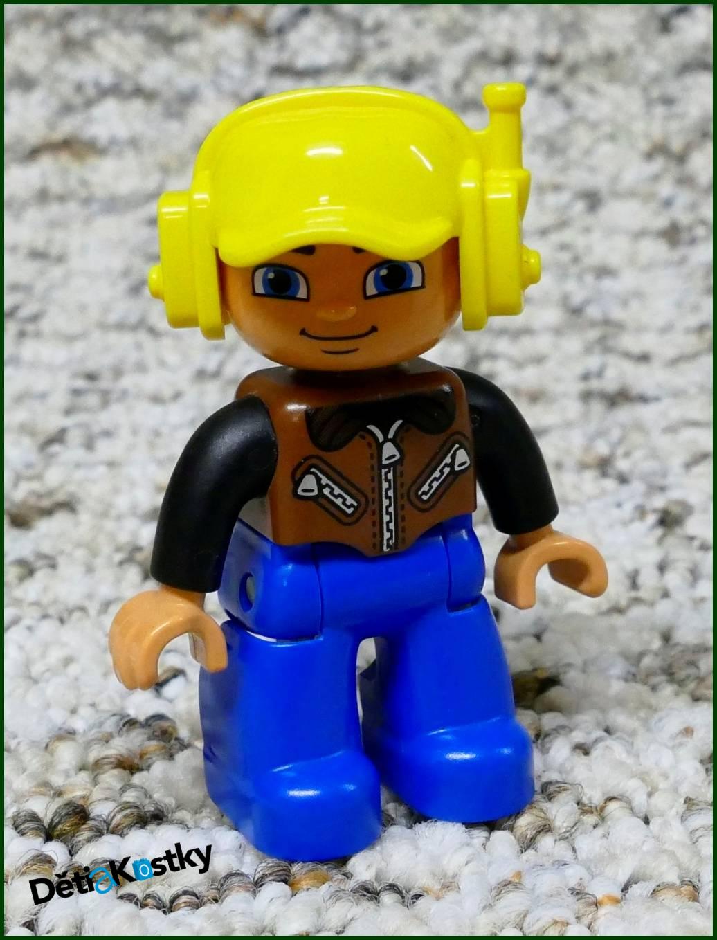 Lego® Duplo® Figurka Pilot - Žlutá Helma