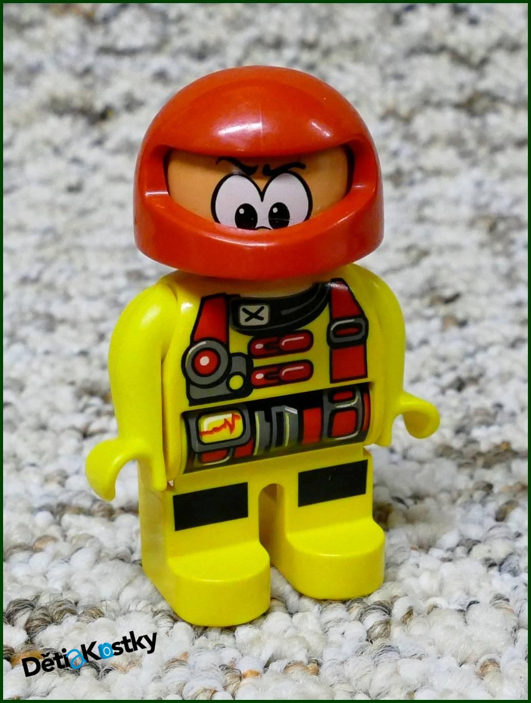 Lego® Duplo® Figurka Závodník - Červená Helma
