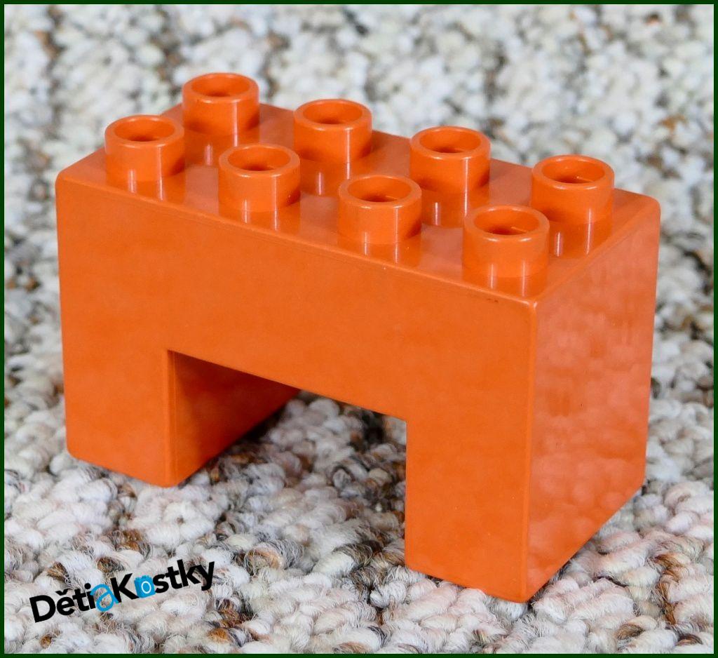 Lego® Duplo® Kostka Podstavec Mostu 2x4 Lososový