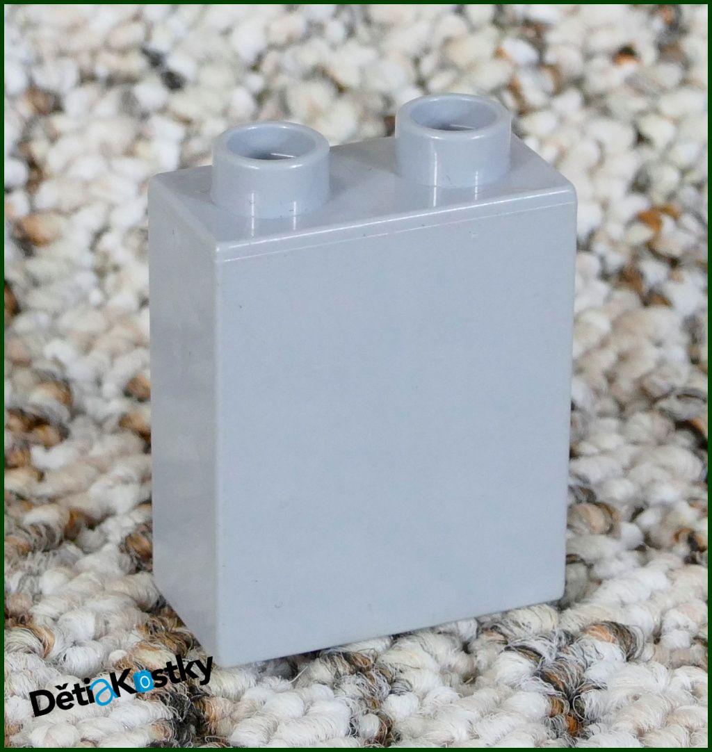Lego® Duplo® Kostka 1x2x2 Světle Šedá