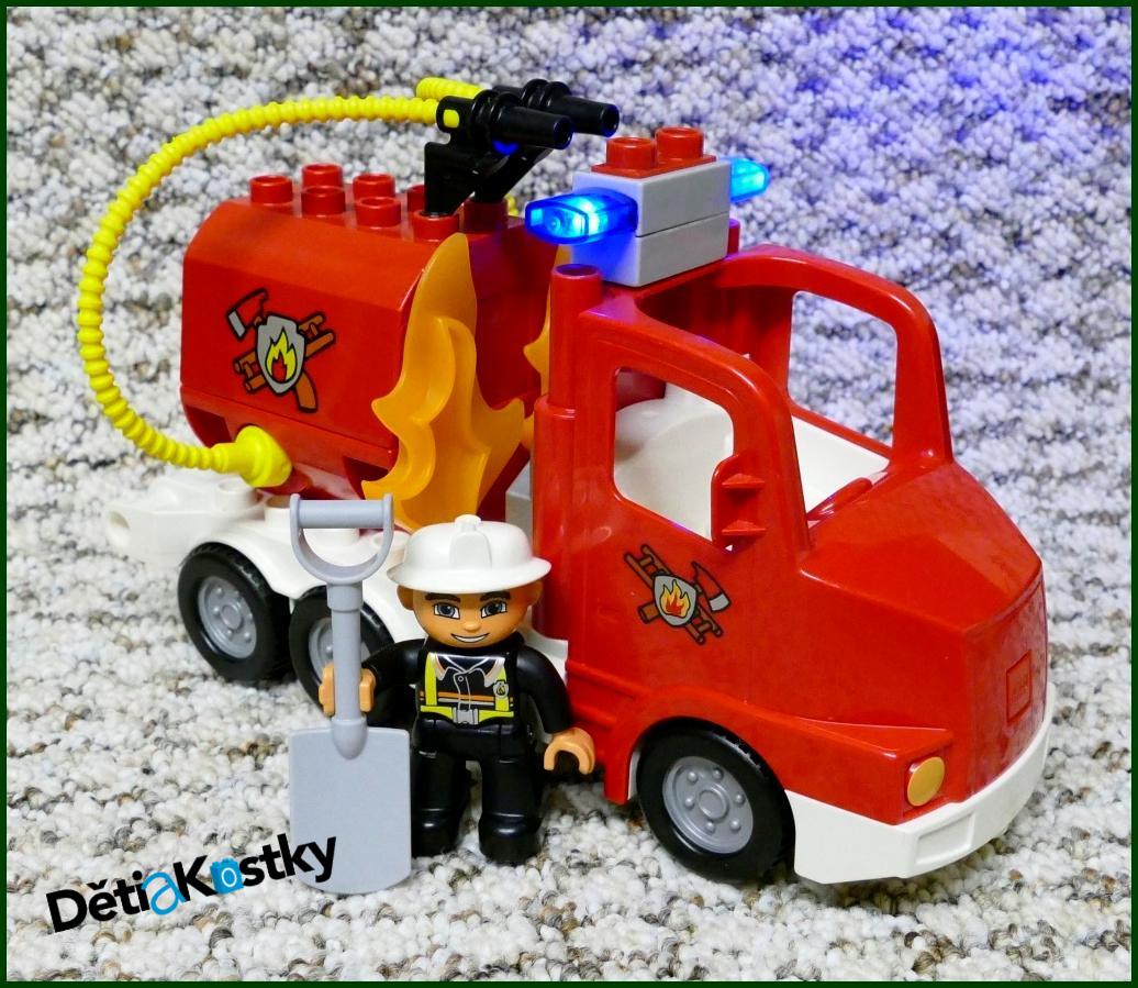 Lego® Duplo® Hasičské Auto s Cisternou