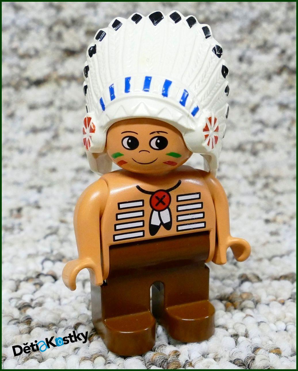 Lego® Duplo® Postavička Indián - Hnědé Nohy