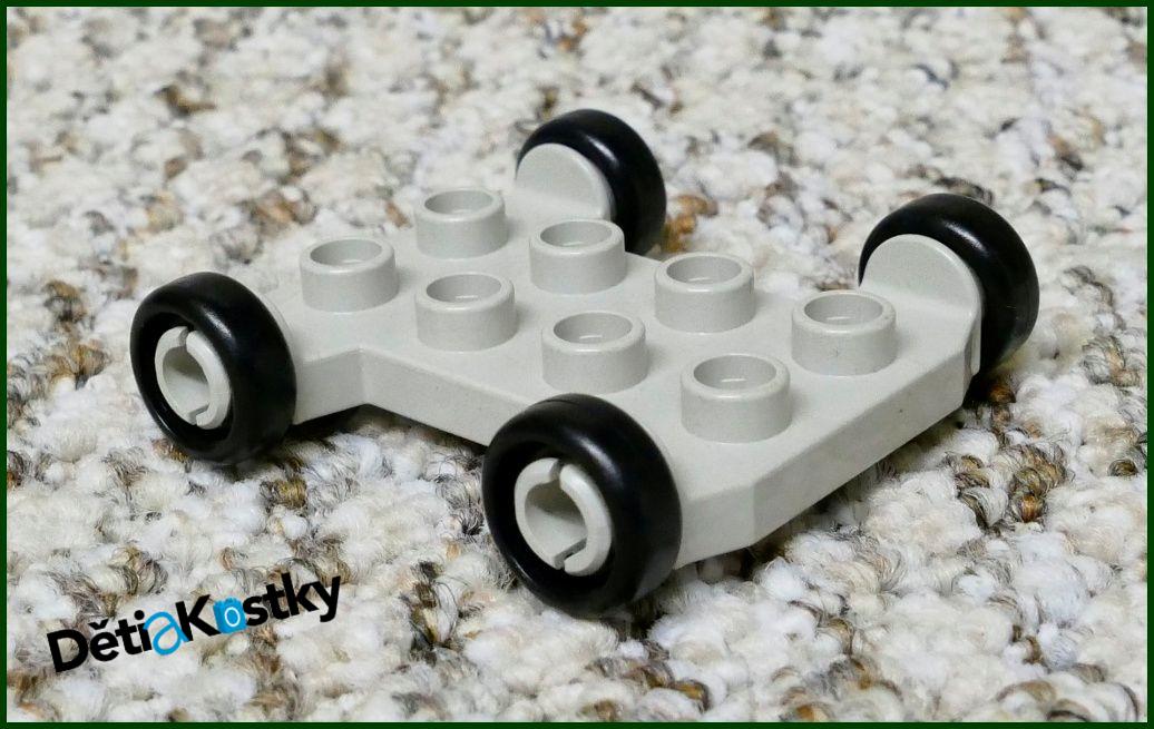 Lego® Duplo® Podvozek Autíčka Malý Šedý