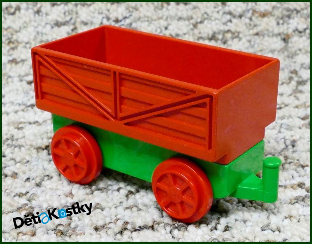 Lego® Duplo® Vagon Malý Zelený - Červená Korba