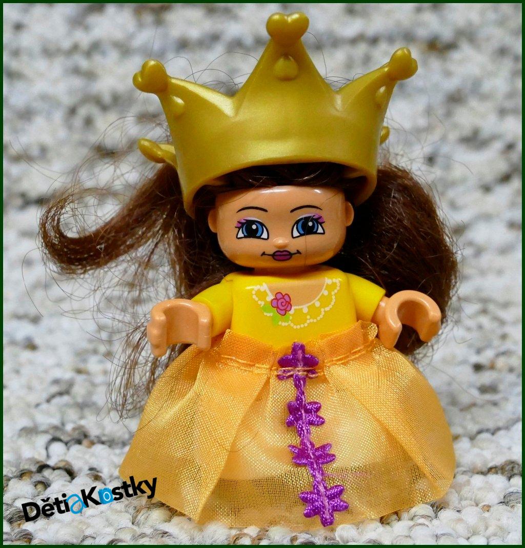 Lego® Duplo® Figurka Princezna s Vlasy, Korunou a Šaty