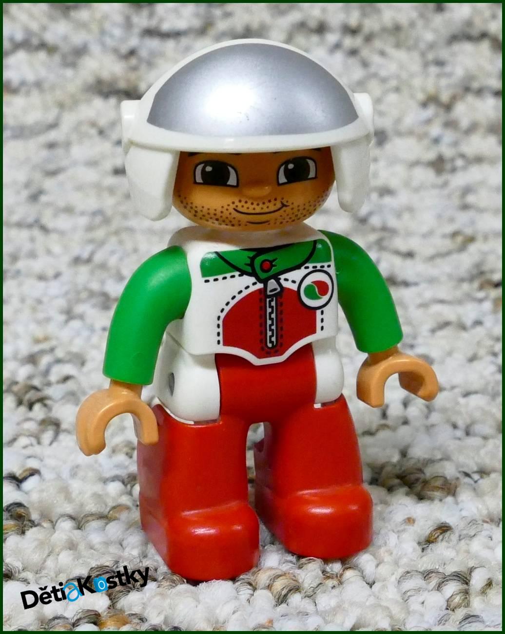 Lego® Duplo® Závodník Octan s Bílou Helmou