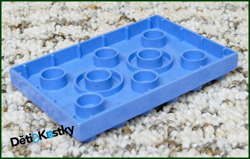 Lego® Duplo® Podložka/Destička 4x6 Světle Modrá (Stříška)