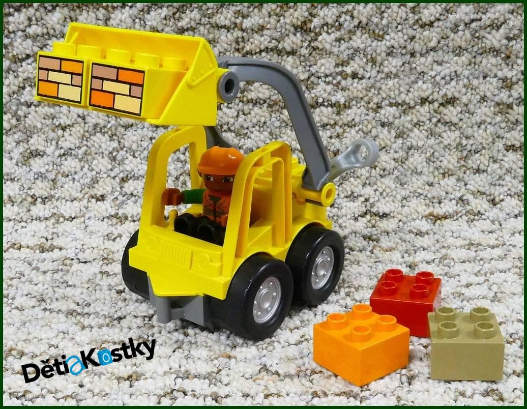 Lego® Duplo® Nakladač Žlutý s Figurkou a 5 Kostkami