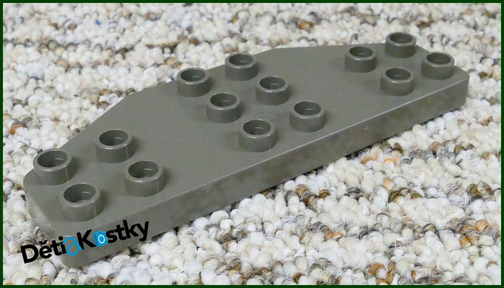 Lego® Duplo® Podložka/Destička 3x8 Křídlo Šedé