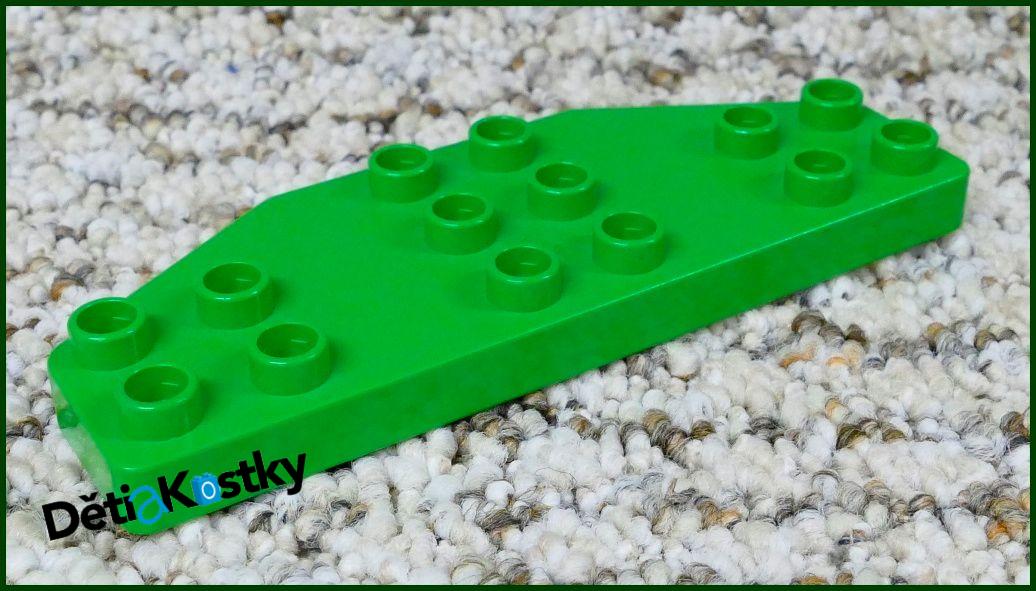 Lego® Duplo® Podložka/Destička 3x8 Křídlo Zelené