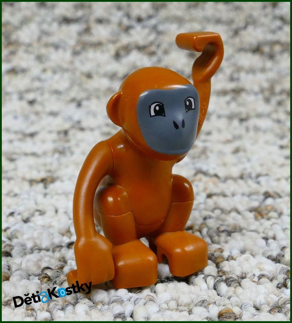 Lego® Duplo® Opička Větší Hnědá/Šedý Obličej