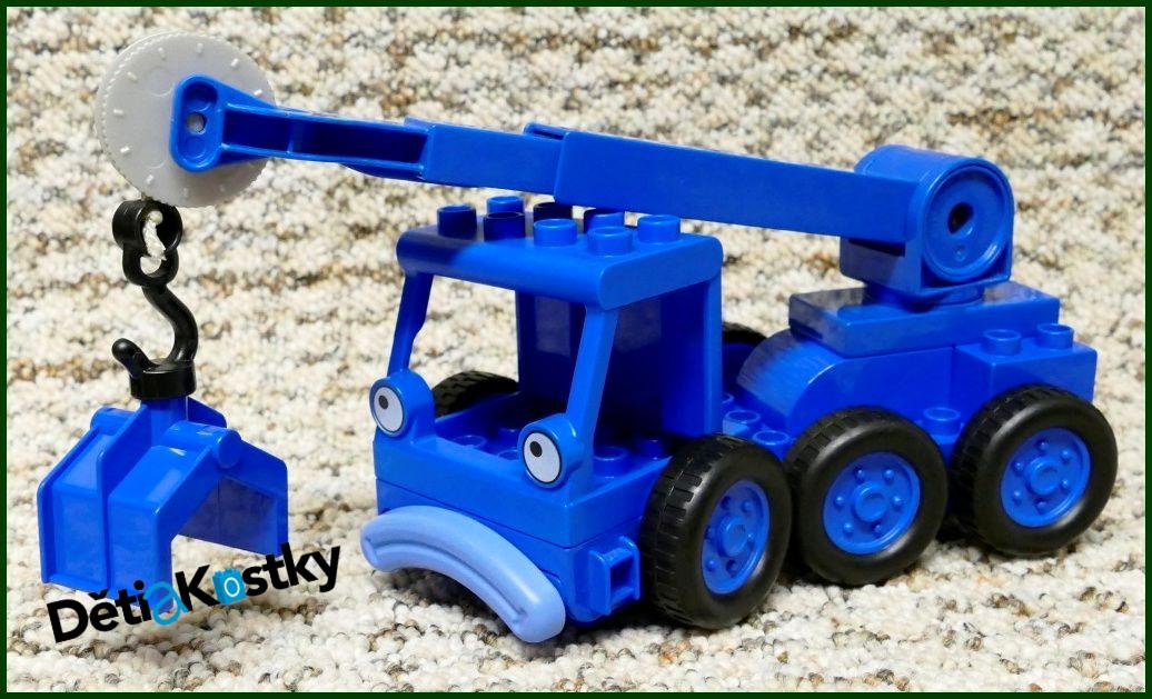 Lego® Duplo® Bořek Stavitel - Lůďa s Hákem (+Modrá/Šedá Kostka)