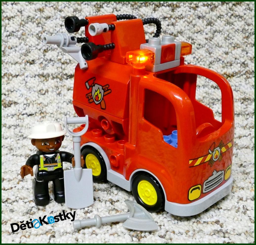 Lego® Duplo® Hasičské Auto s Cisternou Krátké