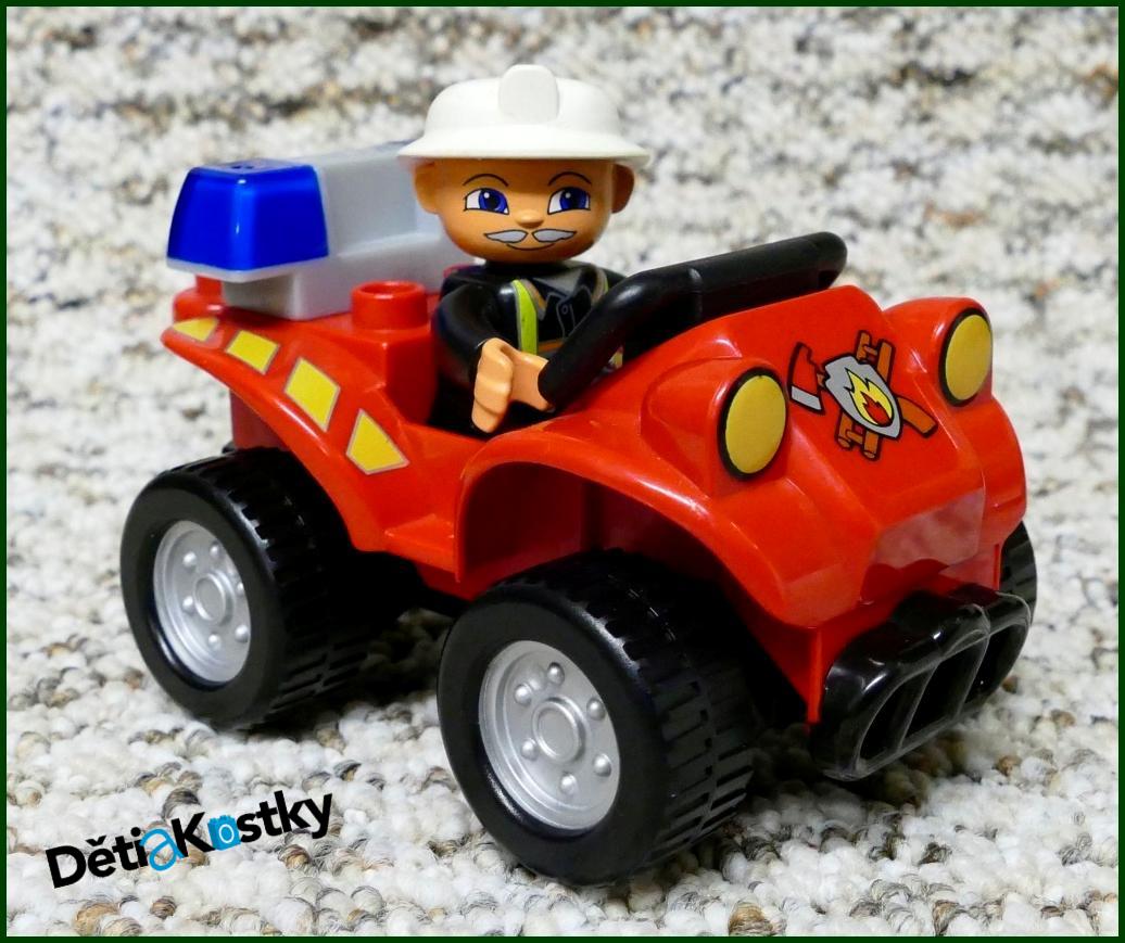Lego® Duplo® Terénní Čtyřkolka - Hasič s Vousy