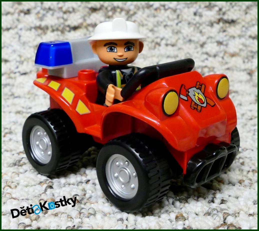 Lego® Duplo® Terénní Čtyřkolka - Hasič Obyčejný