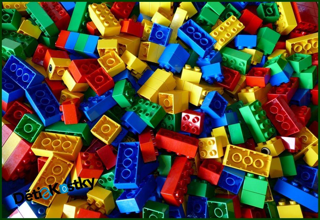 Lego® Duplo® Kostky 0,5 KG - Leštěné Kostky!!