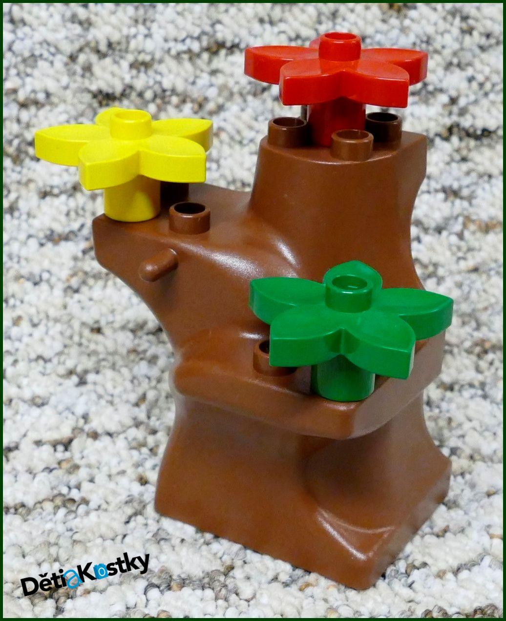 Lego® Duplo® Strom Hnědý s Květinami