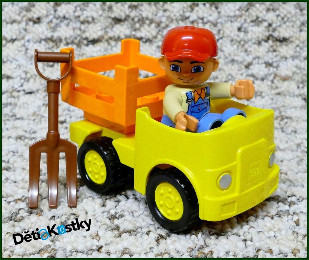 Lego® Duplo® Nákladní Autíčko Malé s Přepravkou a Vidlemi