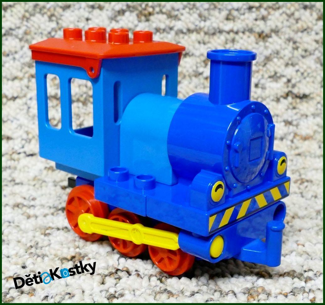 Lego® Duplo® Mašinka Parní Modrá s Kabinkou