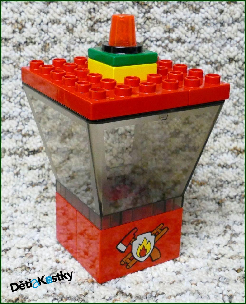Lego® Duplo® Věž k Hasičské Zbrojnici - Zelený Majáček