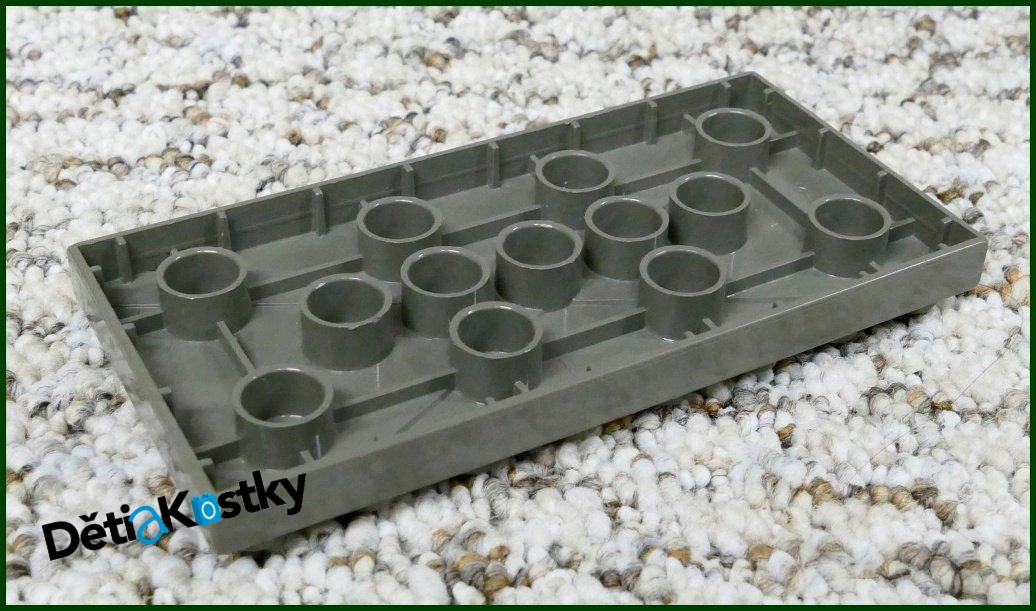 Lego® Duplo® Podložka/Destička 4x8 Hnědošedá