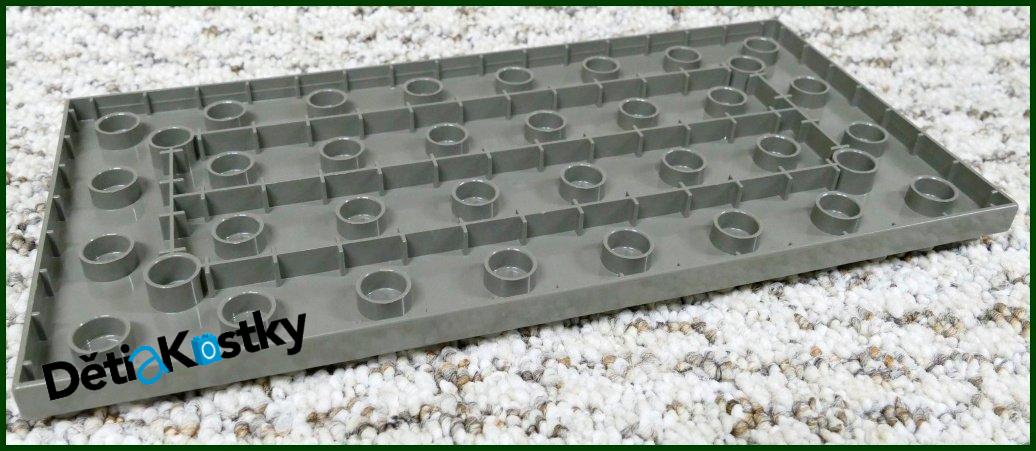 Lego® Duplo® Podložka/Deska 8x16 Hnědošedá