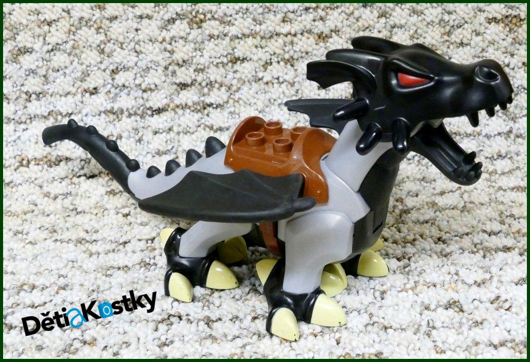 Lego® Duplo® Drak Obrněný - Černá Hlava