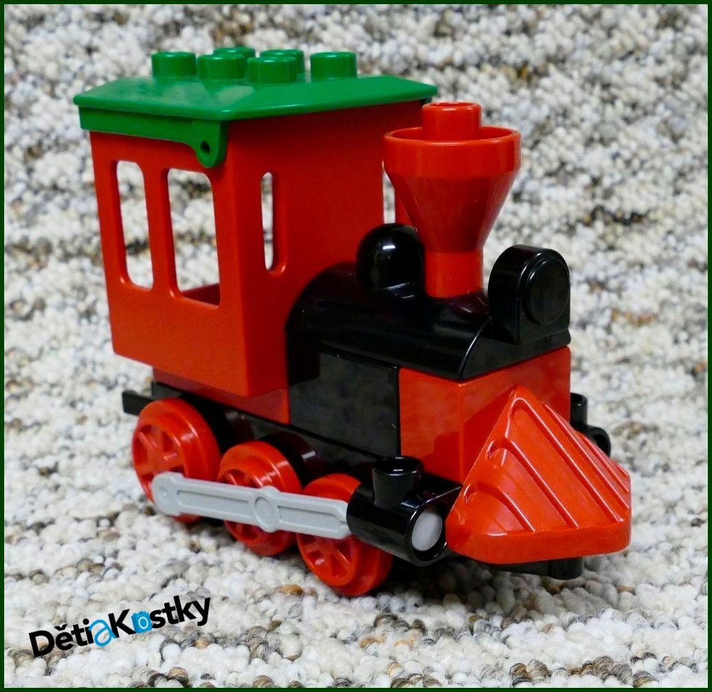 Lego® Duplo® Mašinka Parní Černá s Kabinkou