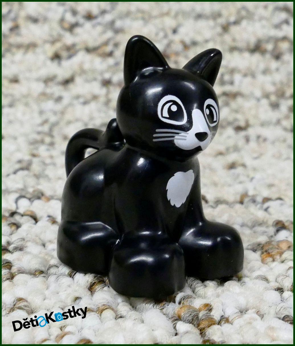 Lego® Duplo® Kočička Černá s Bílou Náprsenkou