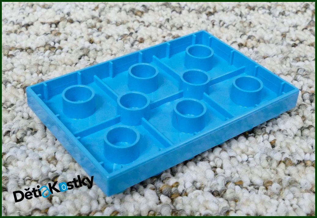 Lego® Duplo® Podložka/Destička 4x6 Tyrkysová