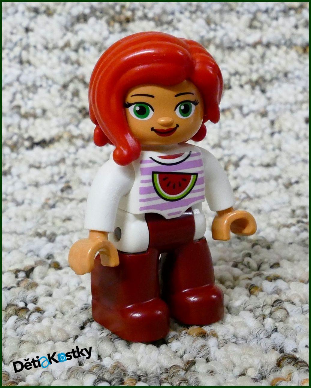 Lego® Duplo® Figurka Paní s Červenými Vlasy