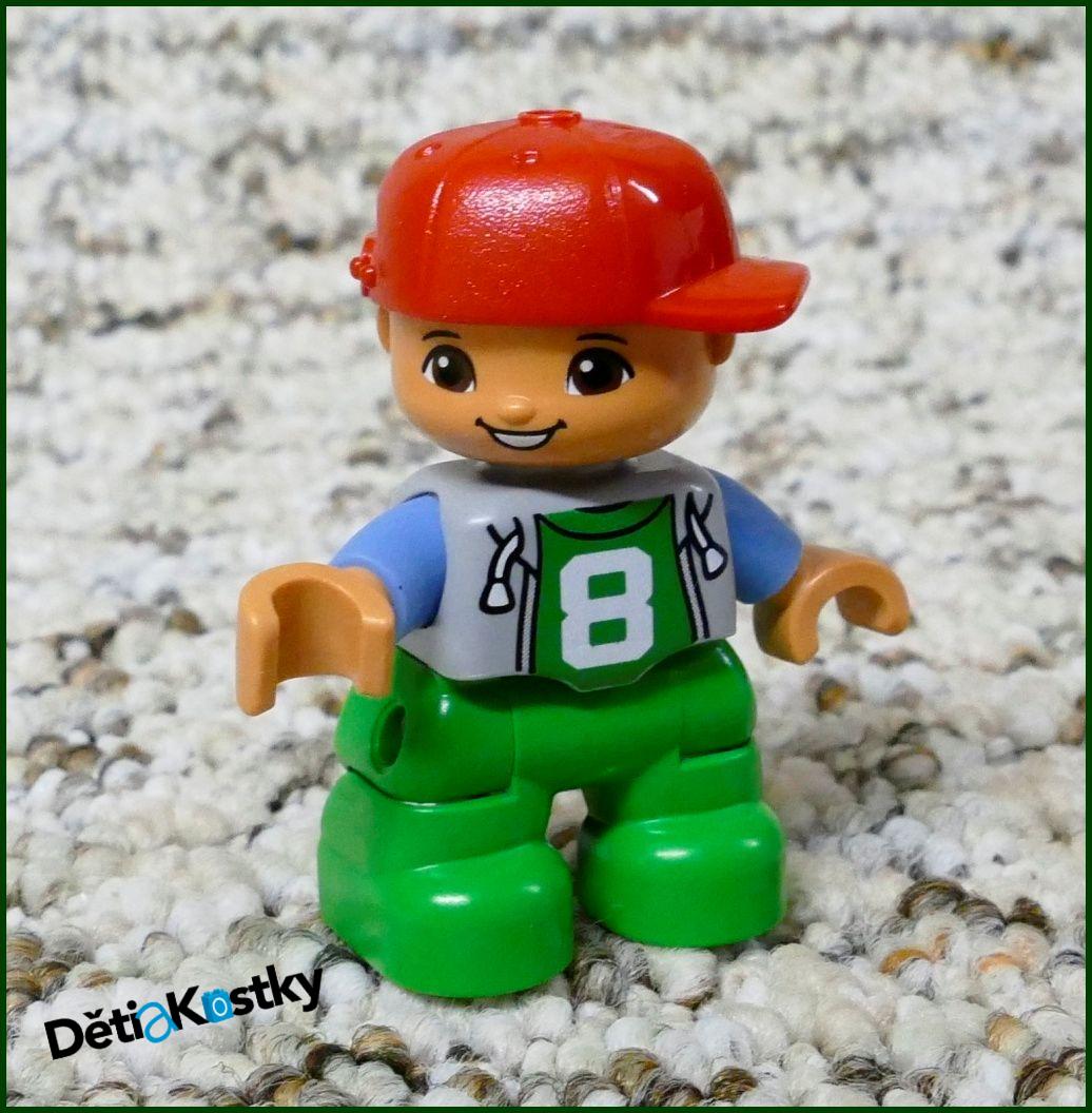 Lego® Duplo® Figurka Dítě s Kšiltem s Osmičkou