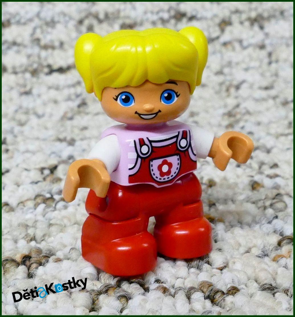 Lego® Duplo® Figurka Dítě Blond s Kytičkou