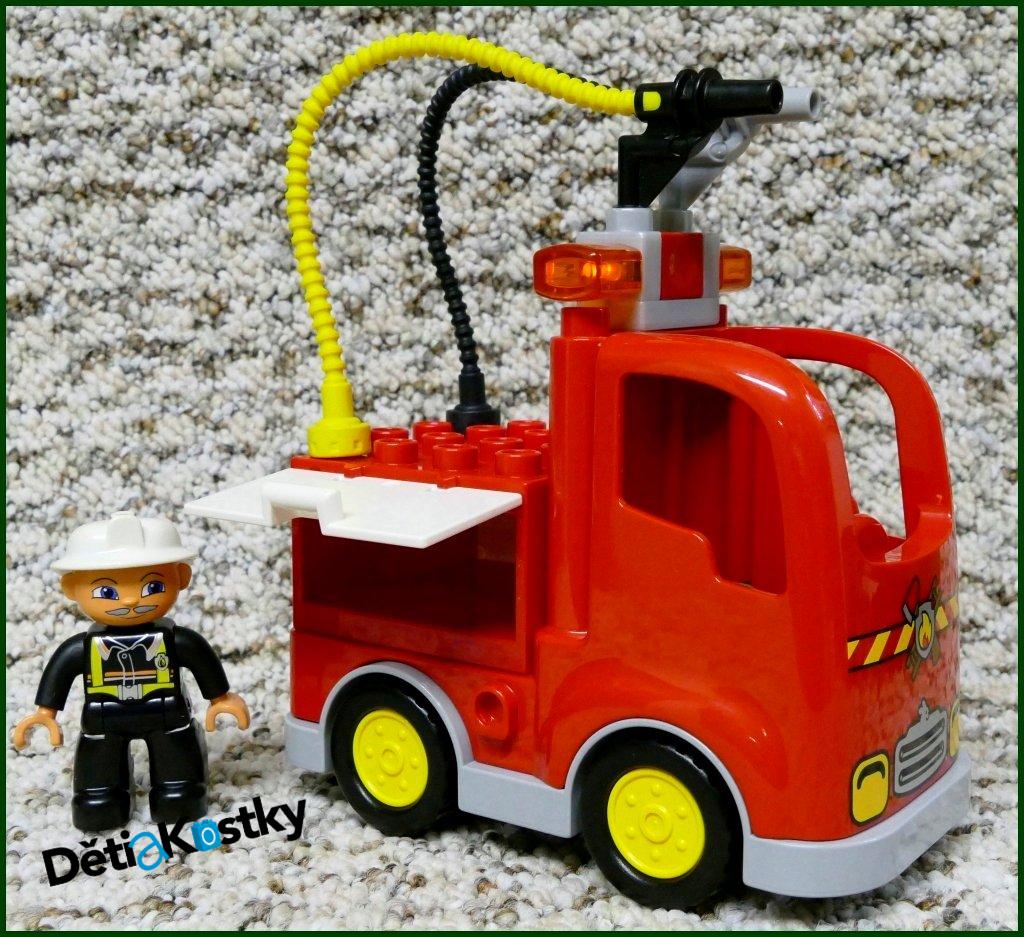 Lego® Duplo® Hasičská Cisterna Krátká s 2 Hadicemi