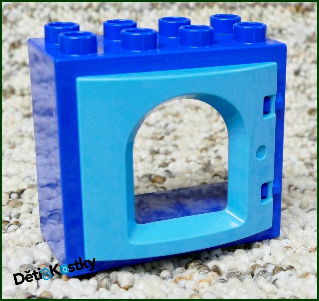 Lego® Duplo® Okno Hradu Modré - Tyrkys Okno