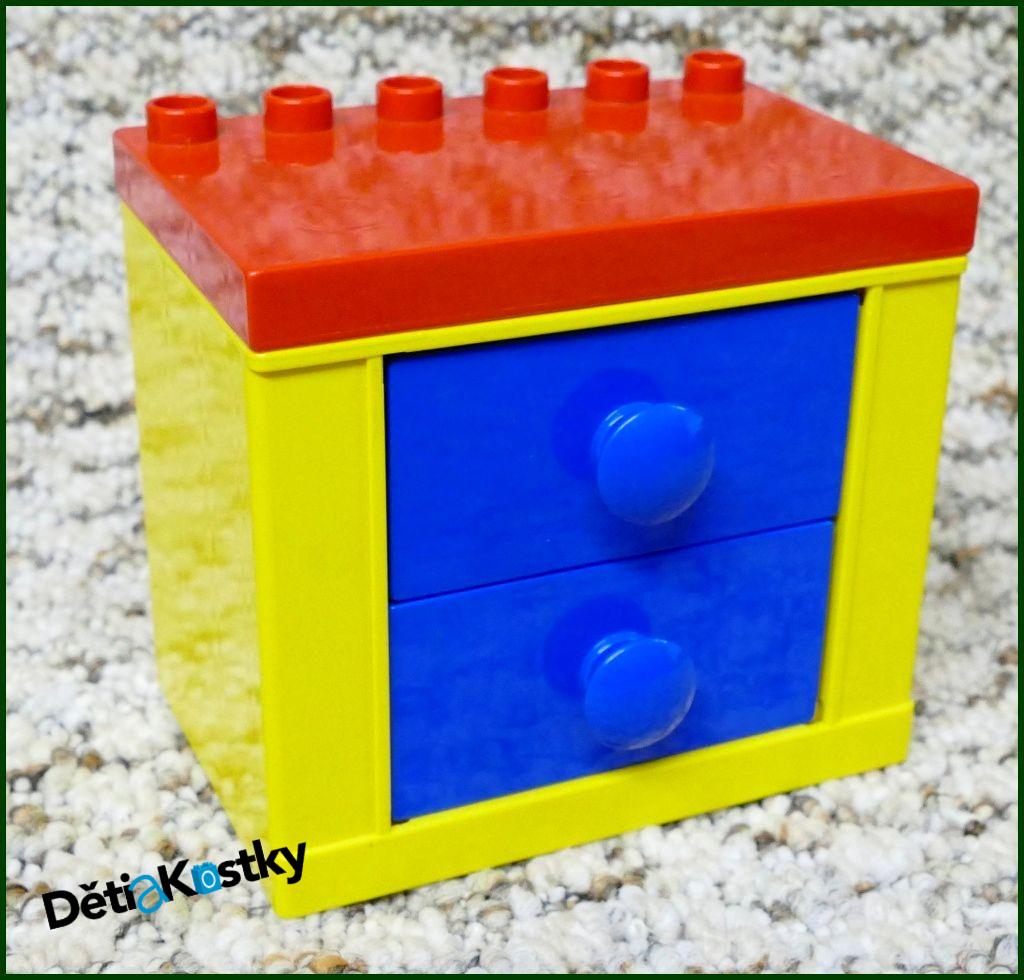 Lego® Duplo® Dolls Skříňka Žlutá a Dva Šuplíky (M,M)